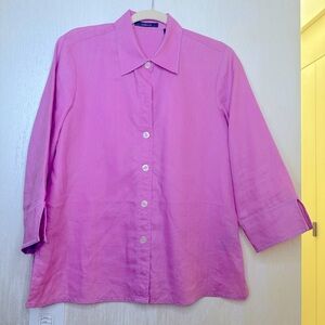 Liz Claiborne lilac size M button down shirt